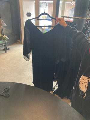 Evan Picone black vintage dress El Shop PR Evan Picone black vintage dress El Shop PR