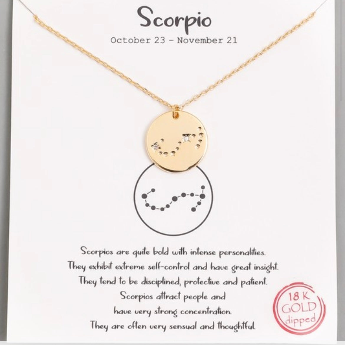 zodiac necklaces